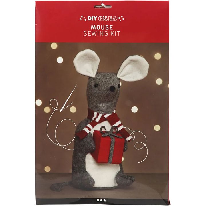Vánoční myška kreativní sada sada na šití