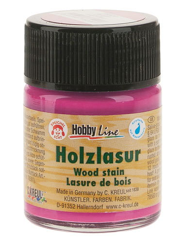 Barvy na dřevo Hobby Line Wood Stain 50 ml - Magenta