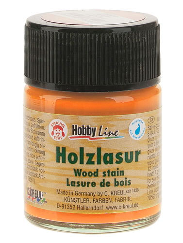 Barvy na dřevo Hobby Line Wood Stain 50 ml - Orange