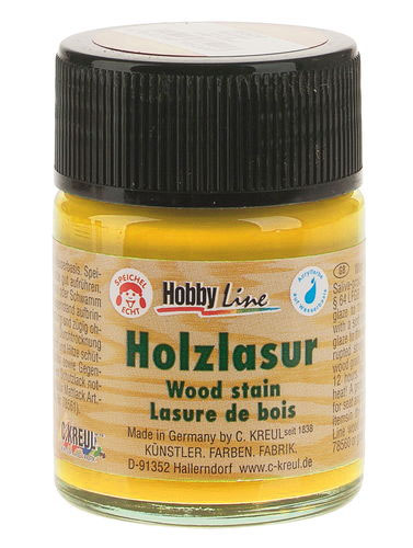 Barvy na dřevo Hobby Line Wood Stain 50 ml - Sun Yellow