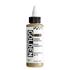 ZLATÁ Iridescentní akrylová barva High Flow 118 ml | Různé odstíny