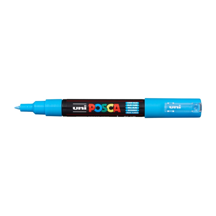 Značka UNI POSCA PC-1M 0.7 - 1 mm | light blue (8) permanentní fix